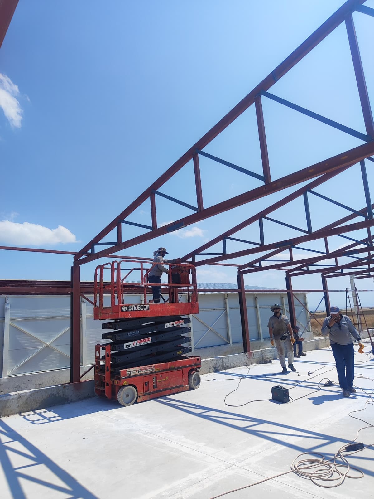 Bolu ve Gerede'de Platform, Vinç ve Forklift Kiralama saha çalışması